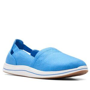 Clarks Breeze Step Slip On Blue Women's (NARROW)